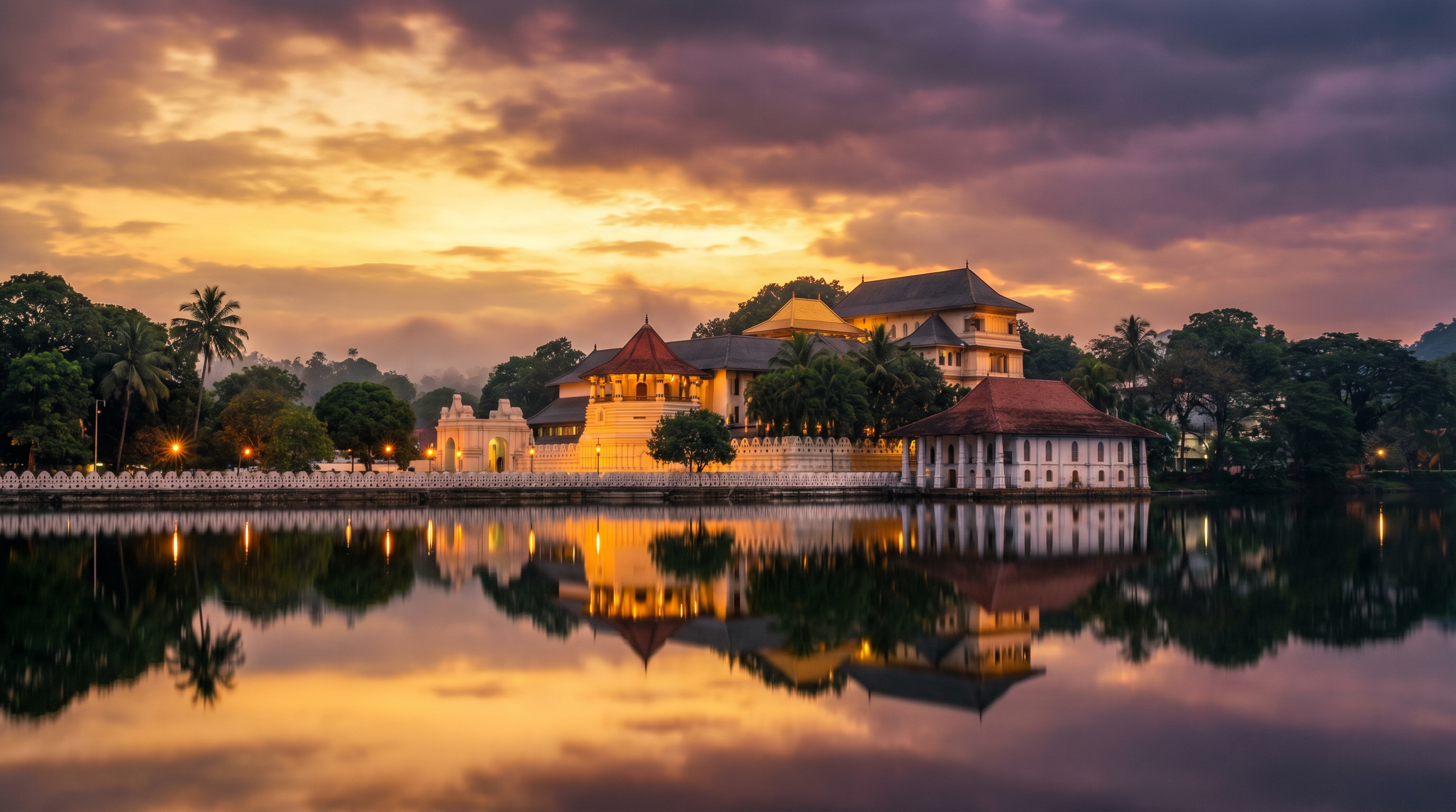 Templo del Diente de Buda en Kandy, Sri Lanka
